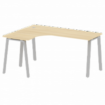 Купить metal system стол криволинейный левый на а-образном м/к (1600*1200*750)