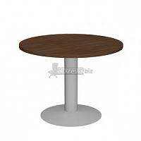 Купить берлин rus конференц стол круглый на опоре с основанием кскб 100 (100х100х74)