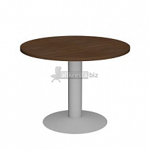 Купить берлин rus конференц стол круглый на опоре с основанием кскб 100 (100х100х74)