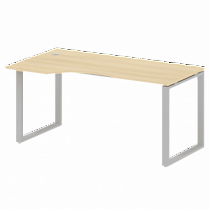 Купить metal system стол криволинейный левый на о-образном м/к (1600*900*750)