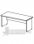 Купить эрго rus стол письменный на лдсп каркасе глубина - 700 мм ст7-18 (1800х700х760)