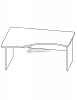 Купить эрго rus стол с асимметричной столешницей на лдсп каркасе с приставной стороной 80 см са4-14l (1400х1100х760)