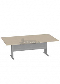 Купить эрго em131/1 конференц-стол на t-образном мат. метл. каркасе (2200x1200x740)
