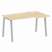 Купить metal system стол криволинейный правый на а-образном м/к (1400*900*750)