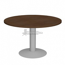 Купить берлин rus конференц стол круглый на опоре с основанием кскб 120 (120х120х74)