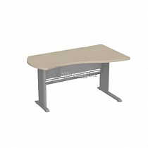Купить берлин rus стол асимметричный на металлическом l-каркасе сам 140 (140х80х74)