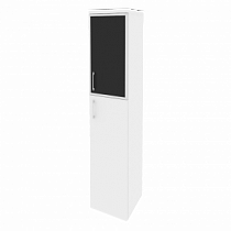 Купить onix шкаф высокий узкий правый o.su-1.7 r (r) black (400*420*1977)