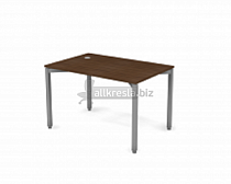 Купить смарт-металл 76m033 стол с кабель-каналом l (1180x670x737)