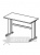 Купить эрго rus стол письменный на металлокаркасе глубина - 600 мм ем-105 (1200х600х760)