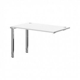 Купить xten gloss стол промежуточный xigst 1270.1 белый/нержавеющая сталь 1200х700х750