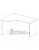 Купить эрго rus стол с асимметричной столешницей на лдсп каркасе и царгой до пола, с приставной стороной 60 см са3-16lиу (1600х900х760)