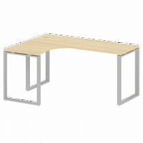 Купить metal system стол криволинейный левый на о-образном м/к (1600*1200*750)