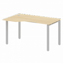 Купить metal system стол криволинейный левый на п-образном м/к (1400*900*750)