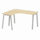 Купить metal system стол криволинейный левый на а-образном м/к (1400*1200*750)