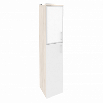 Купить onix шкаф высокий узкий левый o.su-1.7 r (l) white (400*420*1977)