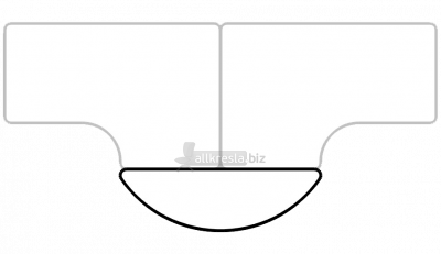 Купить берлин rus приставной элемент для 2 столов без опоры бэ-130 (130х40)