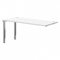 Купить xten gloss стол промежуточный xigst 1670.1 белый/нержавеющая сталь 1600х700х750