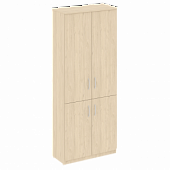 Купить nova s шкаф высокий широкий (2 низкие двери лдсп, 2 средние двери лдсп) в.ст-1.3 (770*360*1915)