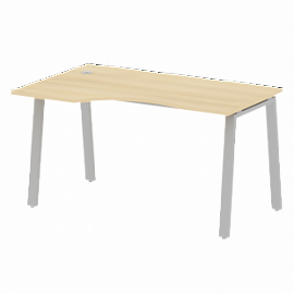 Купить metal system стол криволинейный левый на а-образном м/к (1400*900*750)