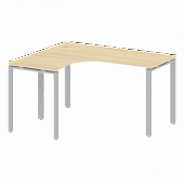 Купить metal system стол криволинейный левый на п-образном м/к (1400*1200*750)