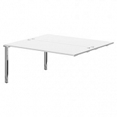 Купить xten gloss стол промежуточный для бенч xigwst 1614.1 белый/нержавеющая сталь 1600х1406х750