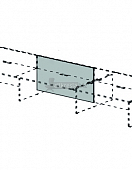 Купить аккорд rus царга-перегородка крайняя к столам l 160 48s453 (1575*18h970)