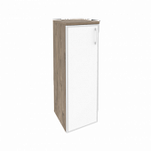 Купить onix шкаф средний узкий левый o.su-2.4 r (l) white (400*420*1207)