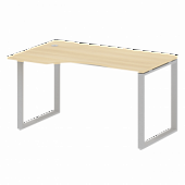 Купить metal system стол криволинейный левый на о-образном м/к (1400*900*750)