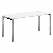Купить xten gloss стол прямой xgst 167.1 белый/нержавеющая сталь 1600х700х750