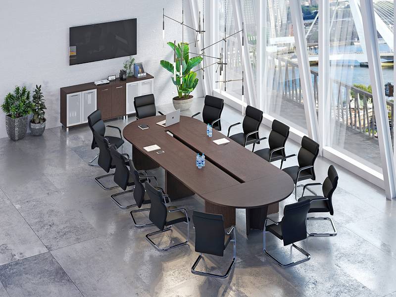 Купить Кабинет FIRST -  мебель для директора + составные конференц столы - фото 2