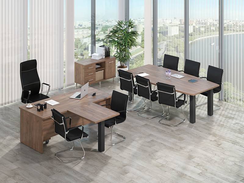 Купить Кабинет FIRST -  мебель для директора + составные конференц столы - фото 0