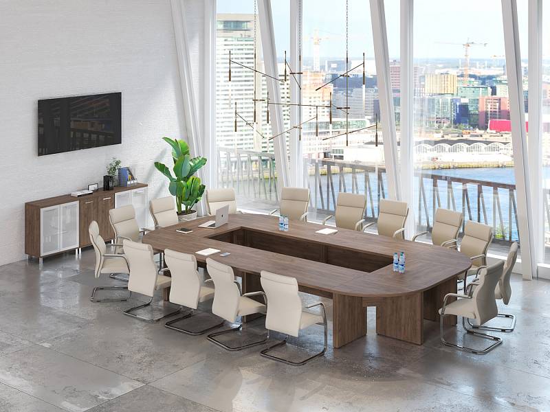 Купить Кабинет FIRST -  мебель для директора + составные конференц столы - фото 6